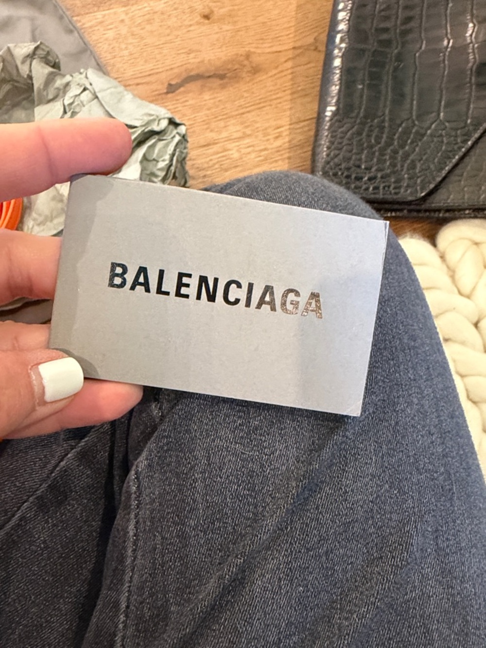 Balenciaga Year of the Tiger Orange Hourglass Small Top-Handle Bag - Picture 7 of 8